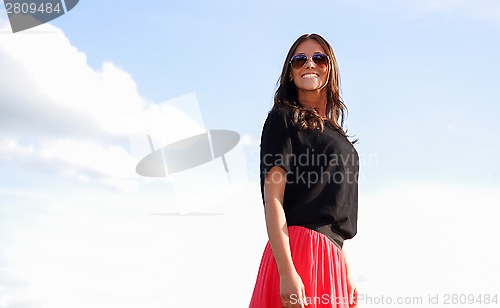 Image of Lady outside