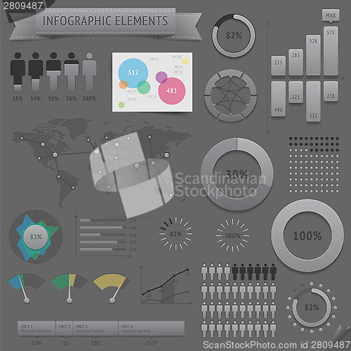 Image of Infographic design elements