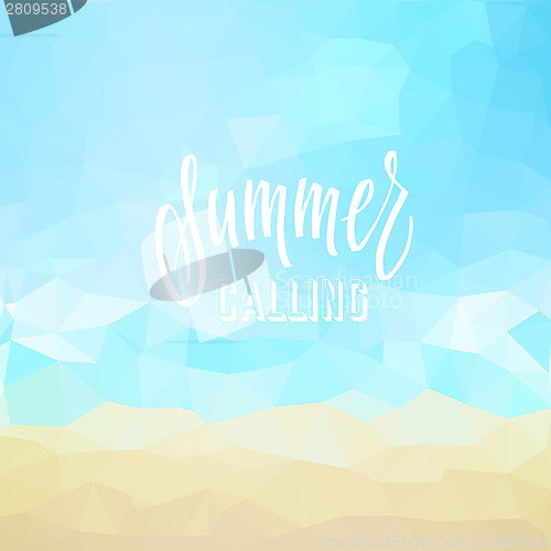 Image of Summer holiday tropical beach background