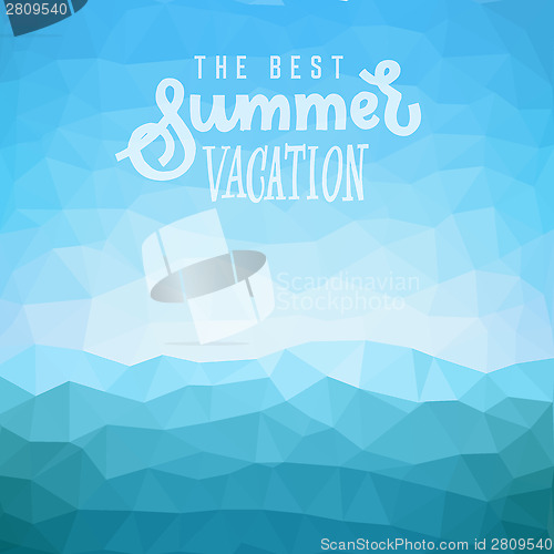Image of Summer holiday tropical beach background