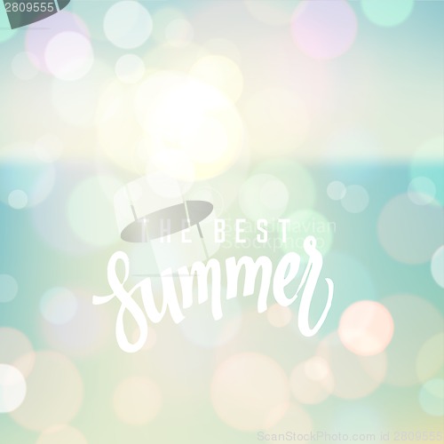 Image of Summer holiday tropical beach background