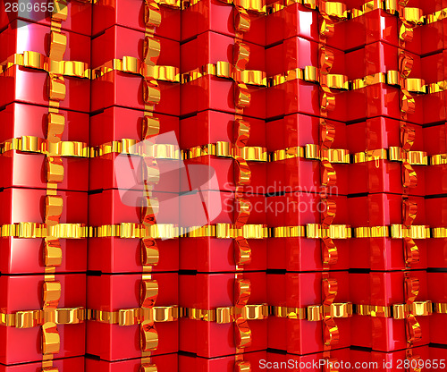 Image of Holiday gifts background 
