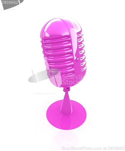 Image of Glossy microphone 