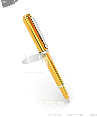 Image of Gold corporate pen design 