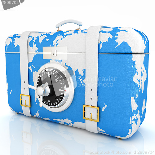 Image of suitcase-safe for travel 