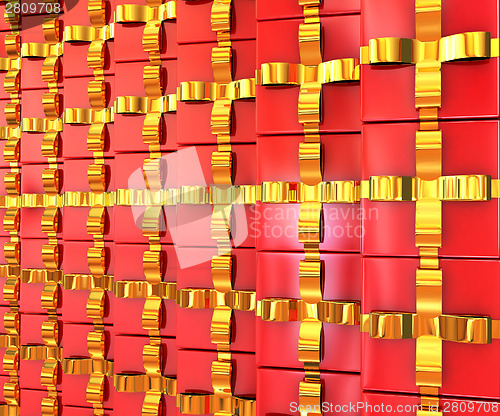 Image of Holiday gifts background 