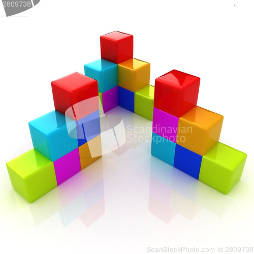 Image of colorful block diagram