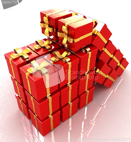 Image of Bright christmas gifts