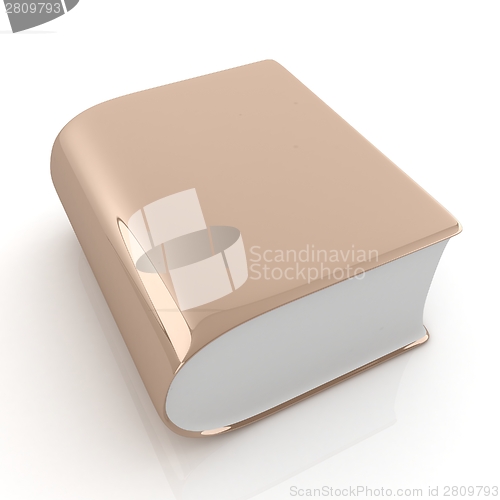 Image of Glossy Book Icon isolated on a white background 