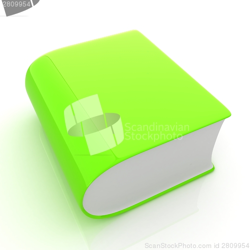 Image of Glossy Book Icon isolated on a white background 