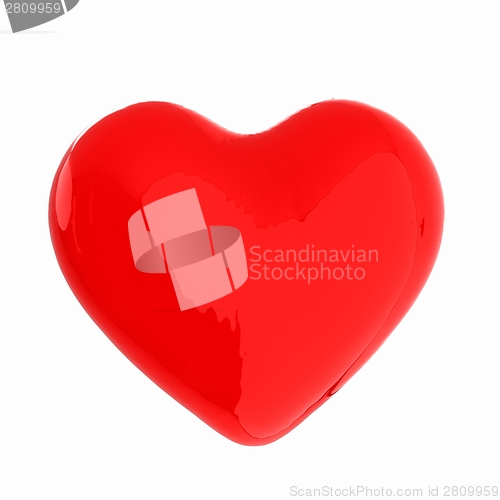 Image of red wedding heart 