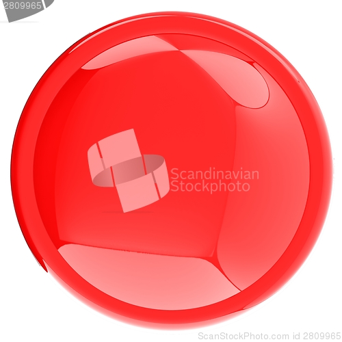 Image of Glossy red button