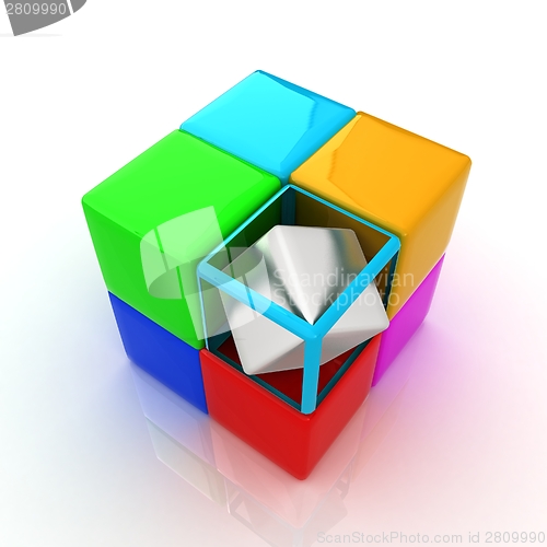Image of 3d abstract background 
