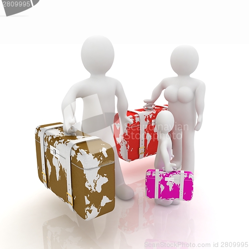 Image of Family travel concept