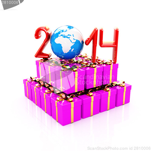 Image of Bright christmas gifts