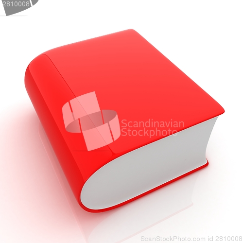 Image of Glossy Book Icon isolated on a white background 