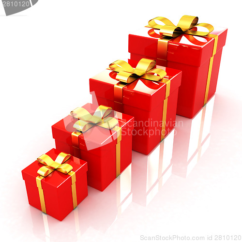 Image of Bright christmas gifts