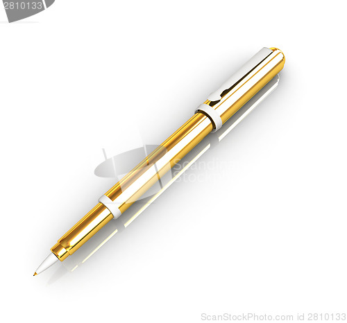 Image of Gold corporate pen design 