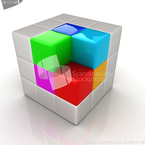 Image of 3d abstract background 