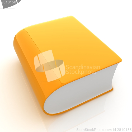 Image of Glossy Book Icon isolated on a white background 