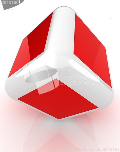 Image of Abstract colorfull block 3d