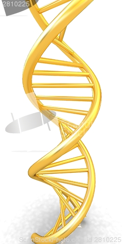 Image of DNA structure model