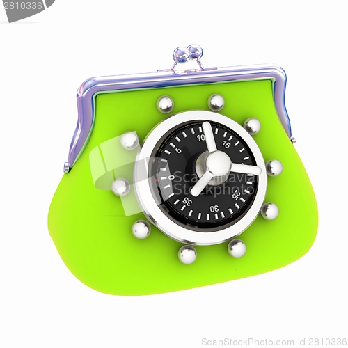 Image of purse safe concept