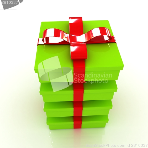 Image of Gifts with ribbon