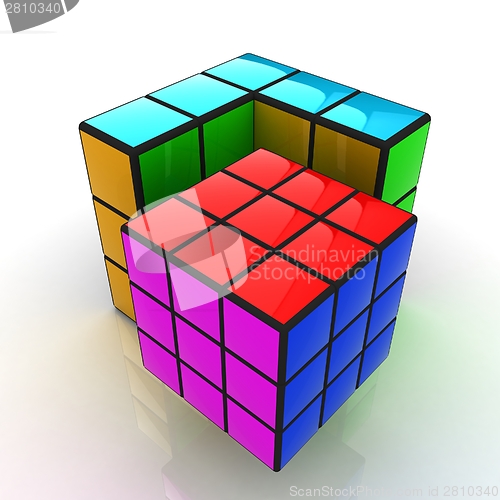 Image of Abstract colorfull geometric background
