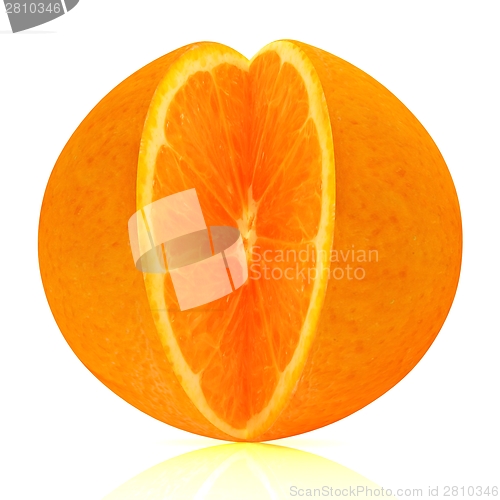 Image of Orange fruit cutout