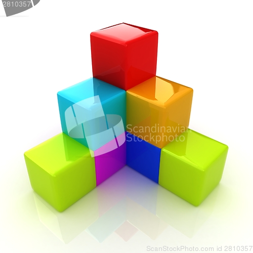 Image of colorful block diagram