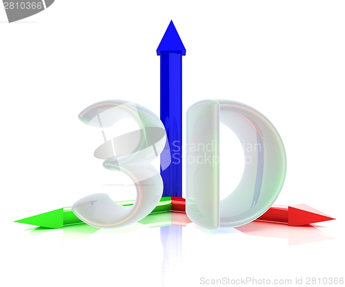 Image of 3D text