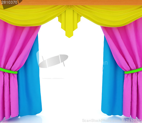 Image of Colorfull curtains