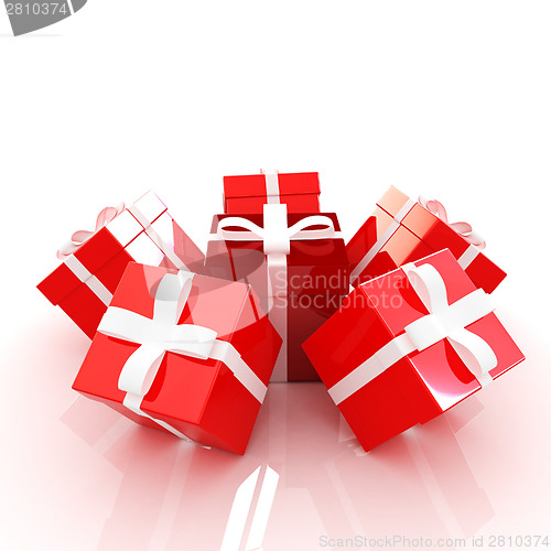 Image of Bright christmas gifts