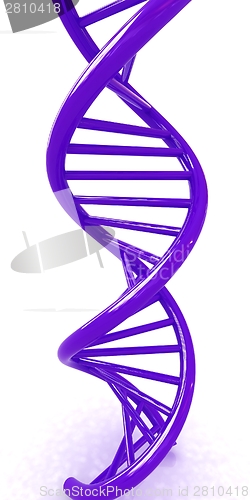 Image of DNA structure model