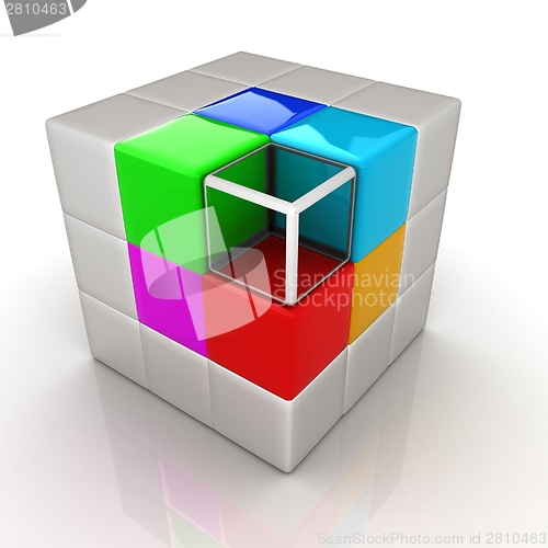 Image of 3d abstract background 
