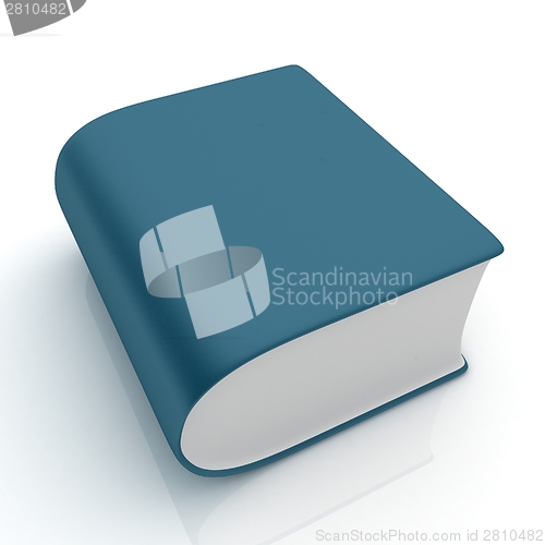 Image of Glossy Book Icon isolated on a white background 