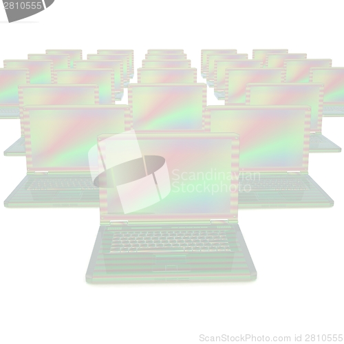 Image of laptop network