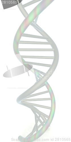 Image of DNA structure model