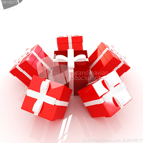 Image of Bright christmas gifts