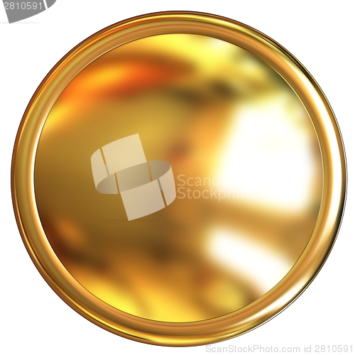 Image of Gold button