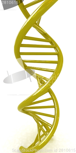 Image of DNA structure model