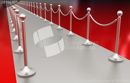 Image of 3d illustration of path to the success 