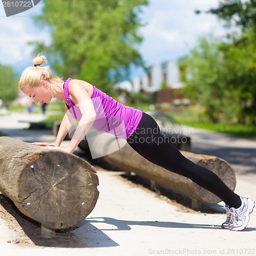 Image of Training outdoors.