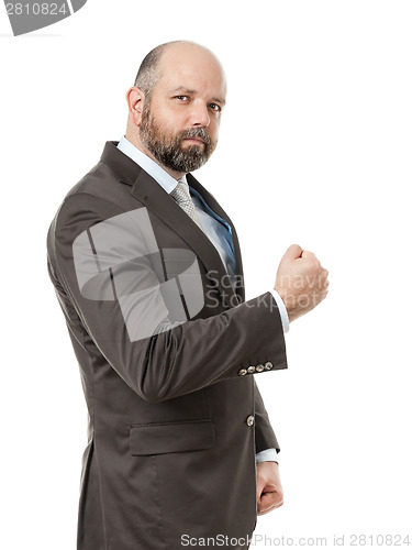 Image of business man fist
