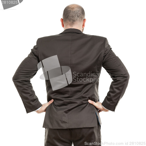 Image of business man back