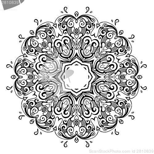 Image of Mandala. Indian decorative pattern.