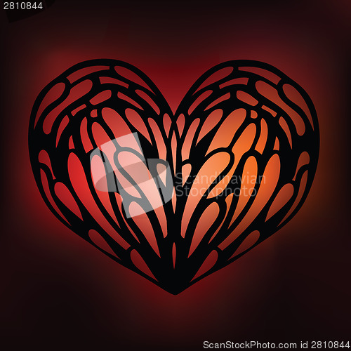 Image of Ornamental Heart. Love.