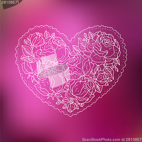 Image of Ornamental Heart. Love.