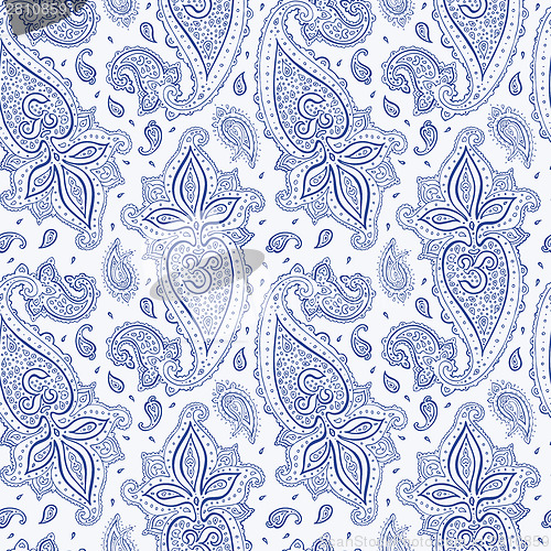 Image of Seamless Paisley background.